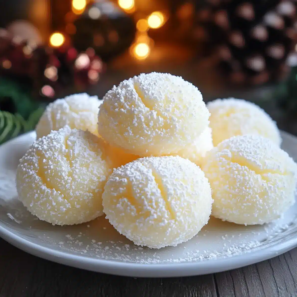 Sweetened Condensed Milk Snowballs