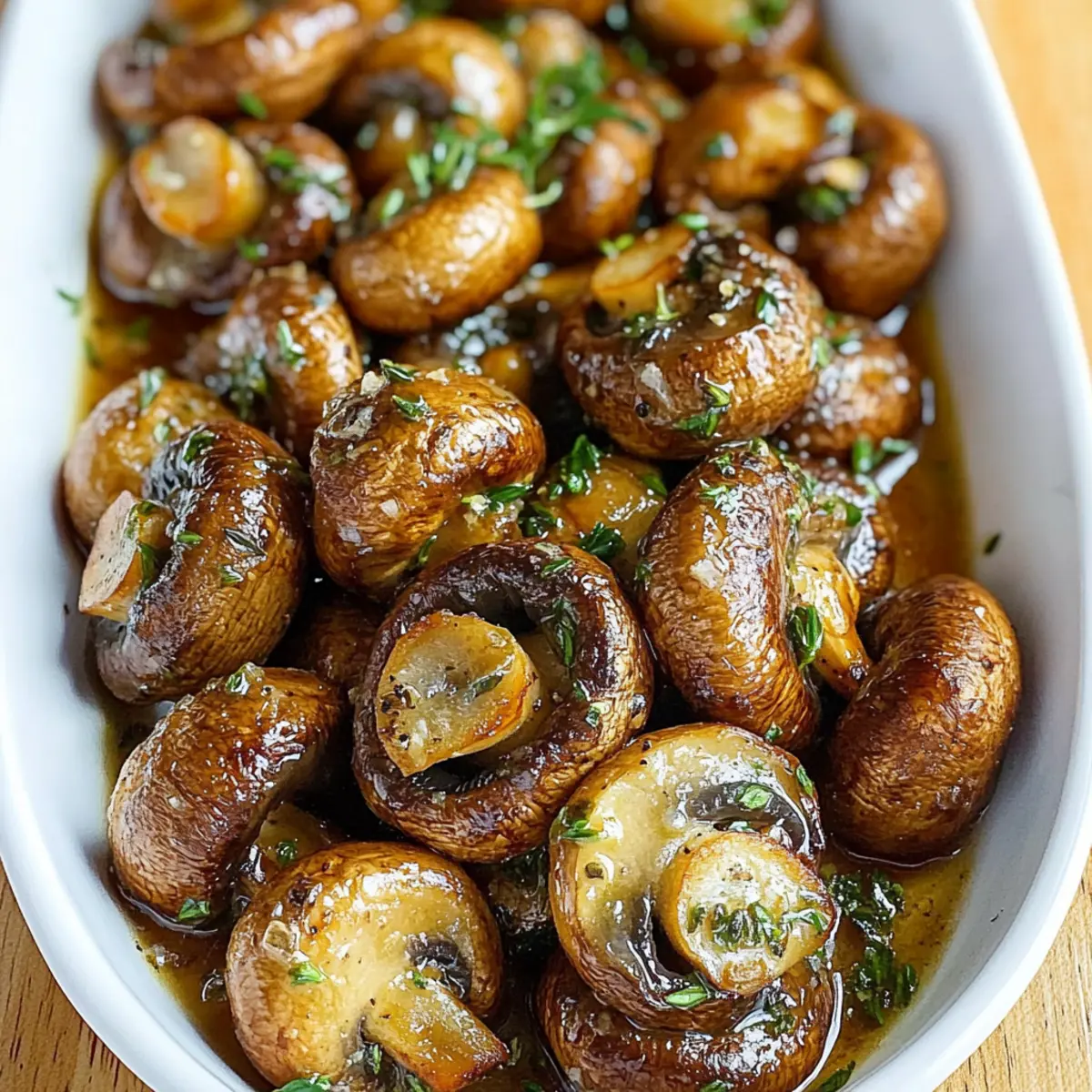 Roasted Mushrooms in a Browned Butter