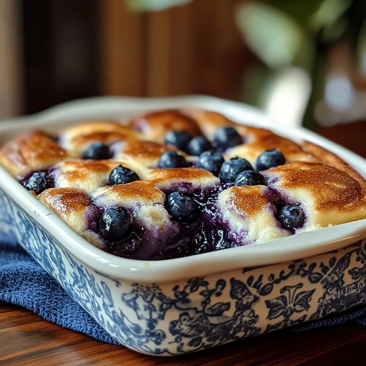 Blueberry Buttermilk Pancake Casserole