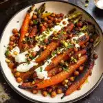 Spicy maple roast carrots