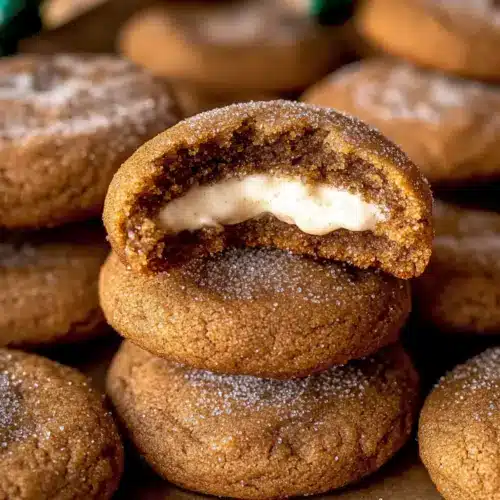 Gingerbread Cheesecake Cookies