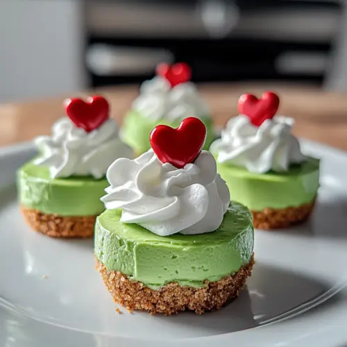 Grinch Mini Cheesecake
