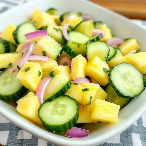 Pineapple Cucumber Salad