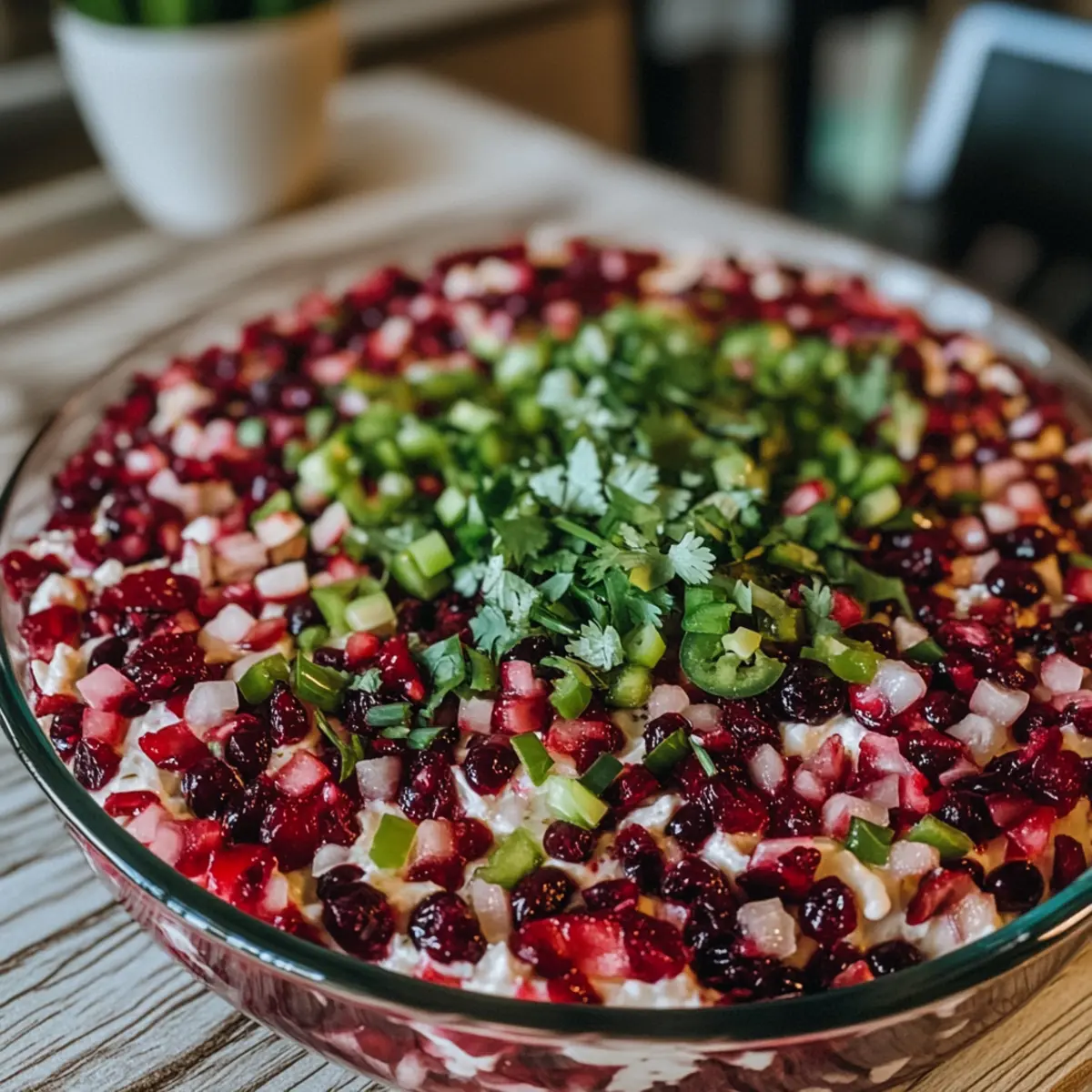Cranberry Jalapeno Cream Cheese Dip