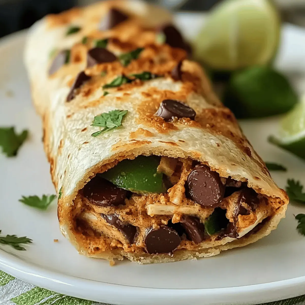 Easy Chicken Avocado Wrap