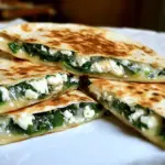 Spinach and Feta Quesadillas