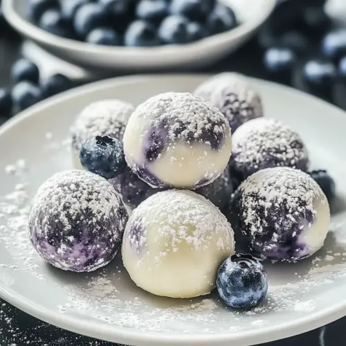 White Chocolate Blueberry Truffles