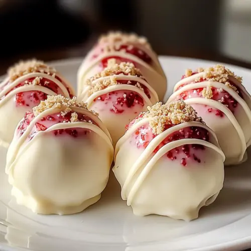 Strawberry Cheesecake Truffle Balls