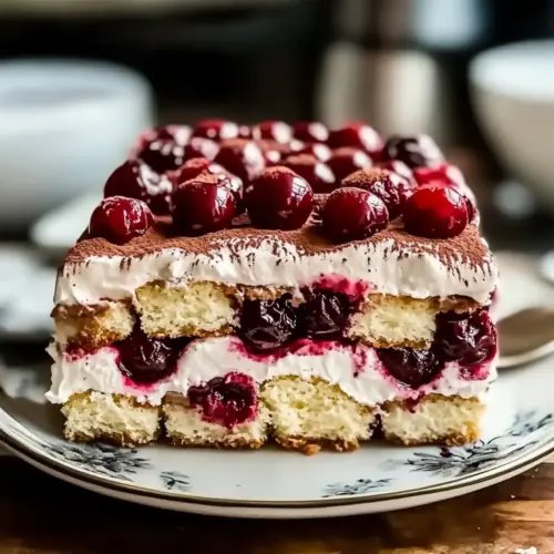 Cherry Amaretto Tiramisu Recipe