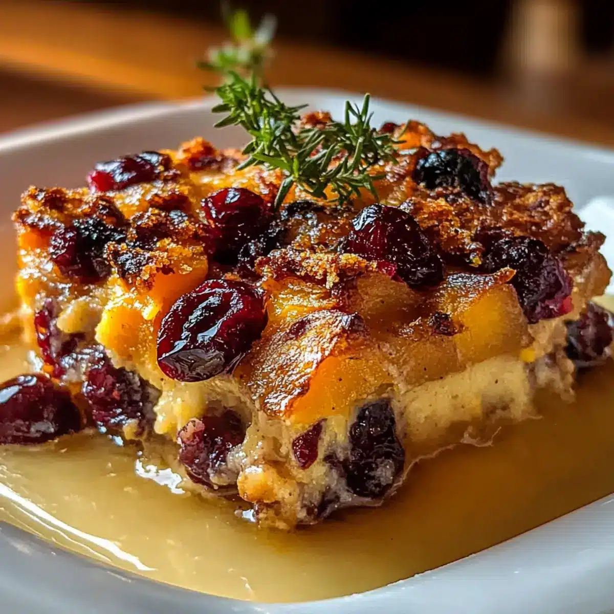 Sweet Potato & Cranberry Gratin