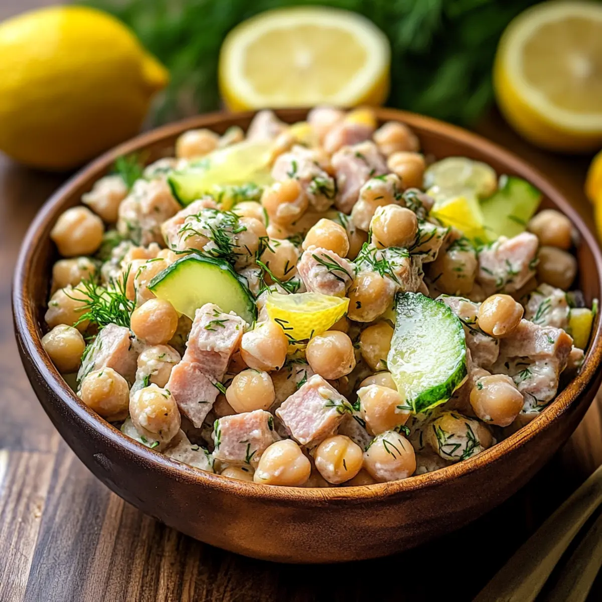 Tuna Garbanzo Bean Salad