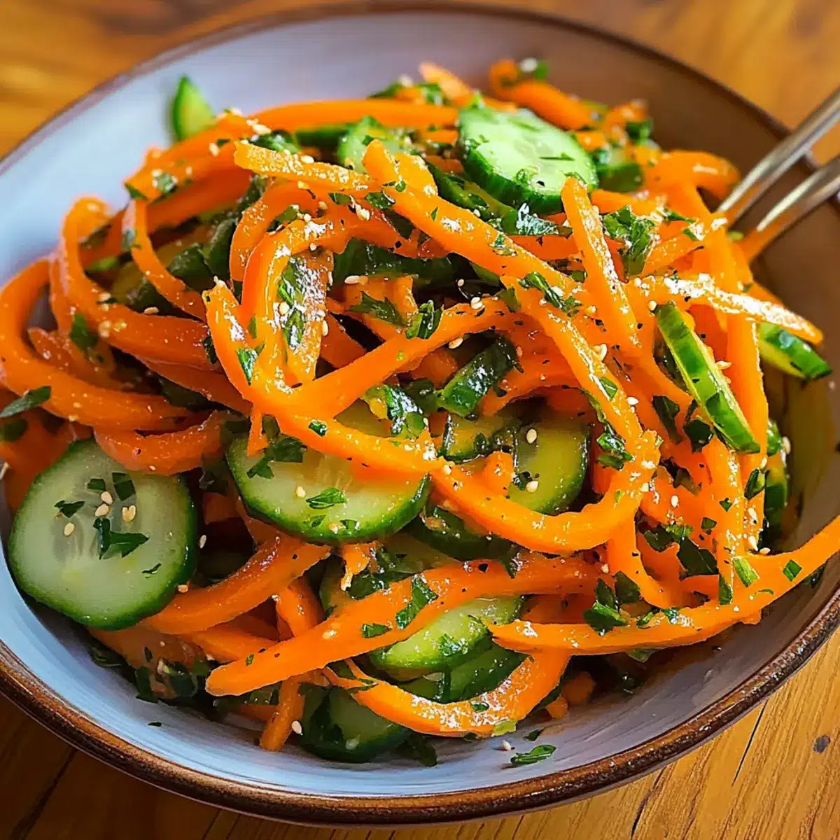 Cucumber Carrot Salad