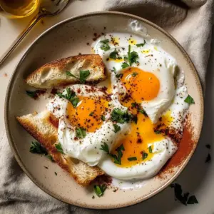 Turkish Eggs with Creamy Yogurt