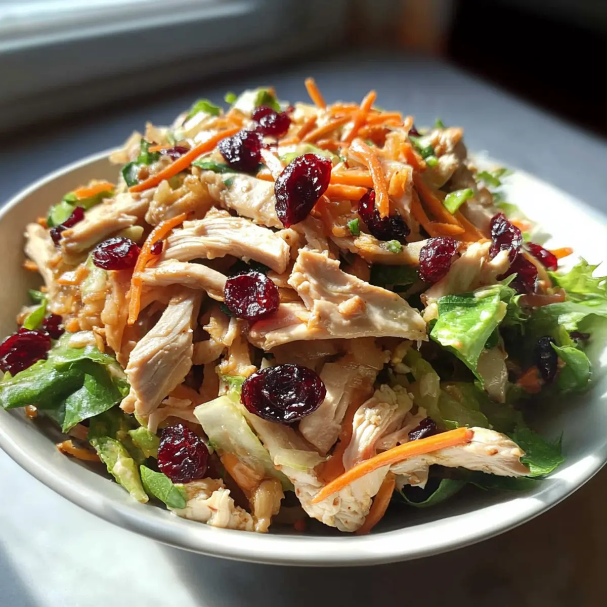 Asian Chicken Cranberry Salad