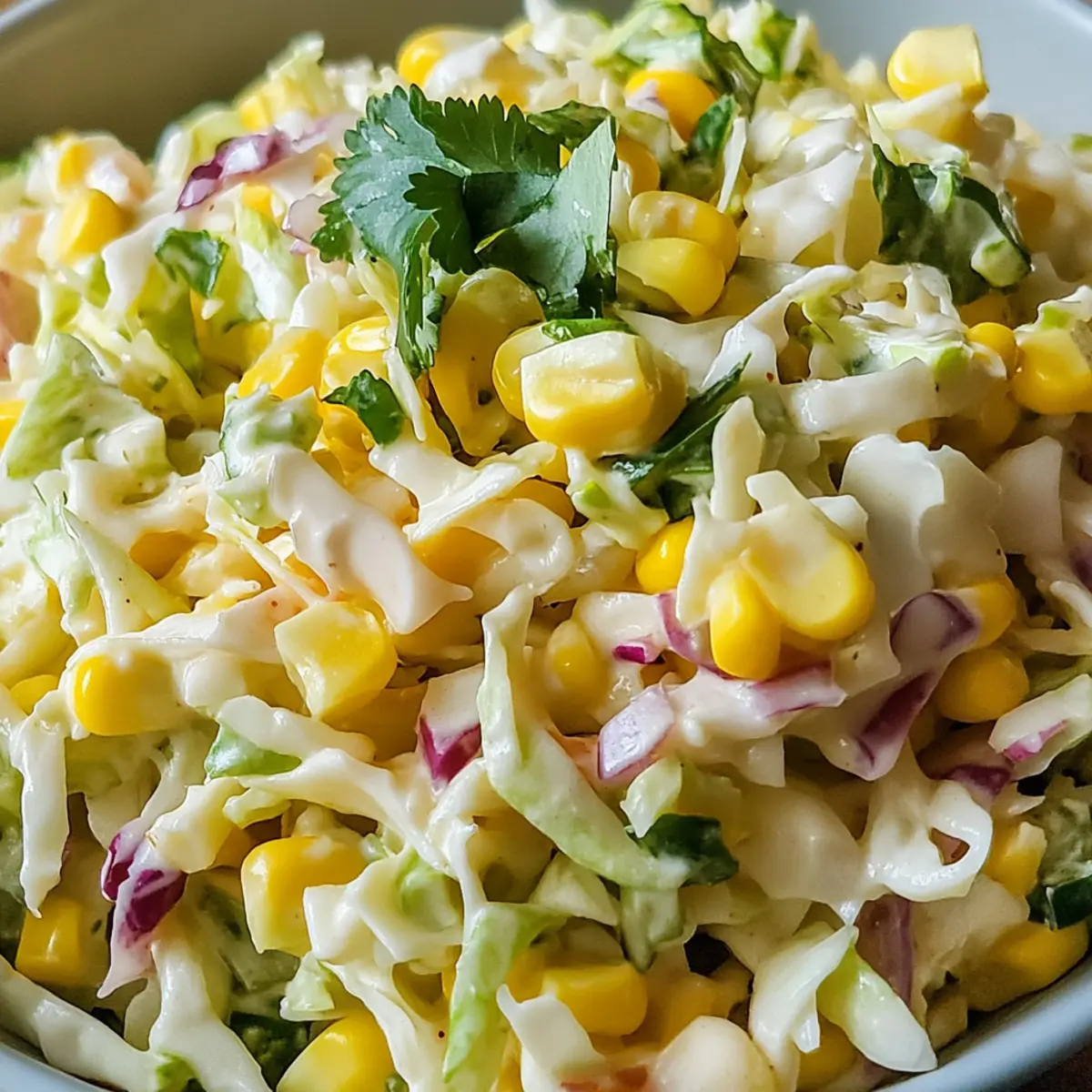 Jalapeno Corn Coleslaw