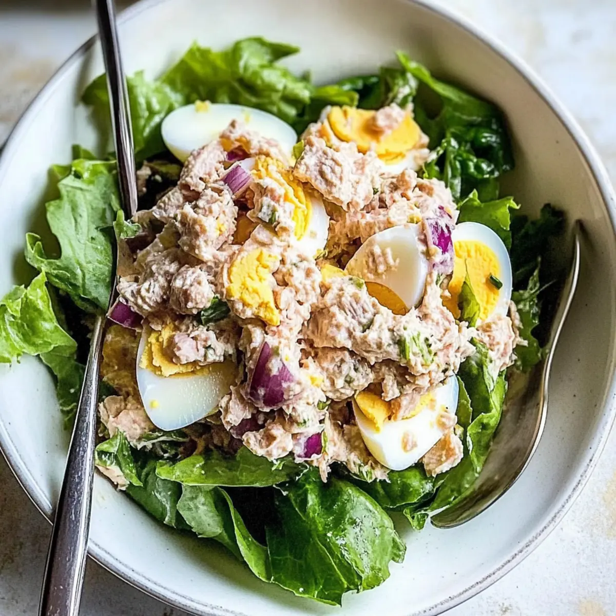 Healthy Tuna Egg Salad
