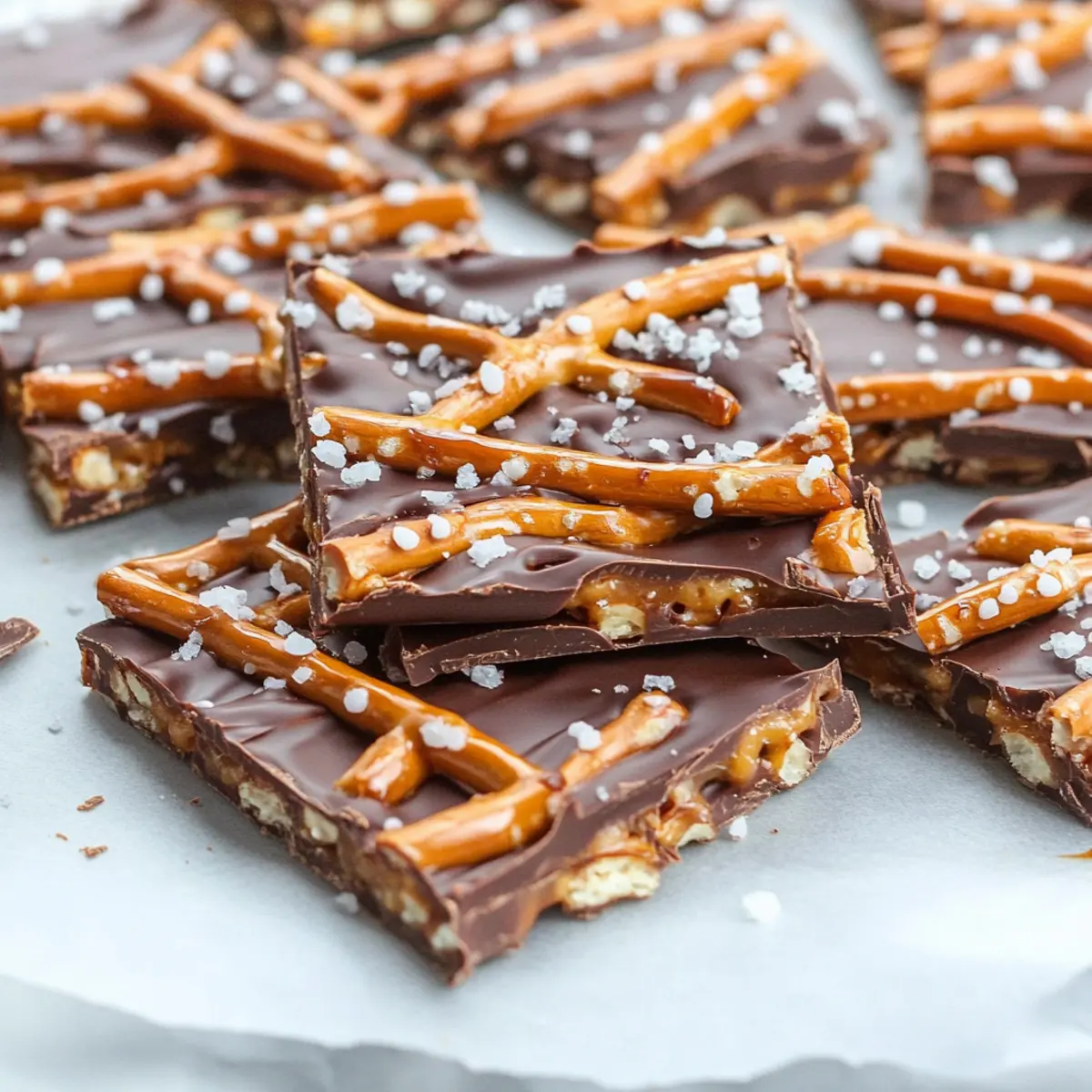 Salted Caramel Pretzel Bark