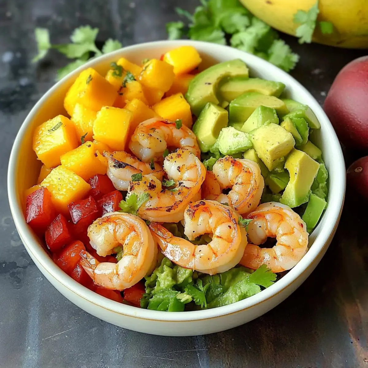 Mango Avocado Salad with Shrimp