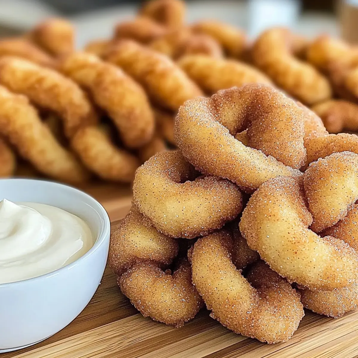 Air Fryer Cinnamon Sugar Twists