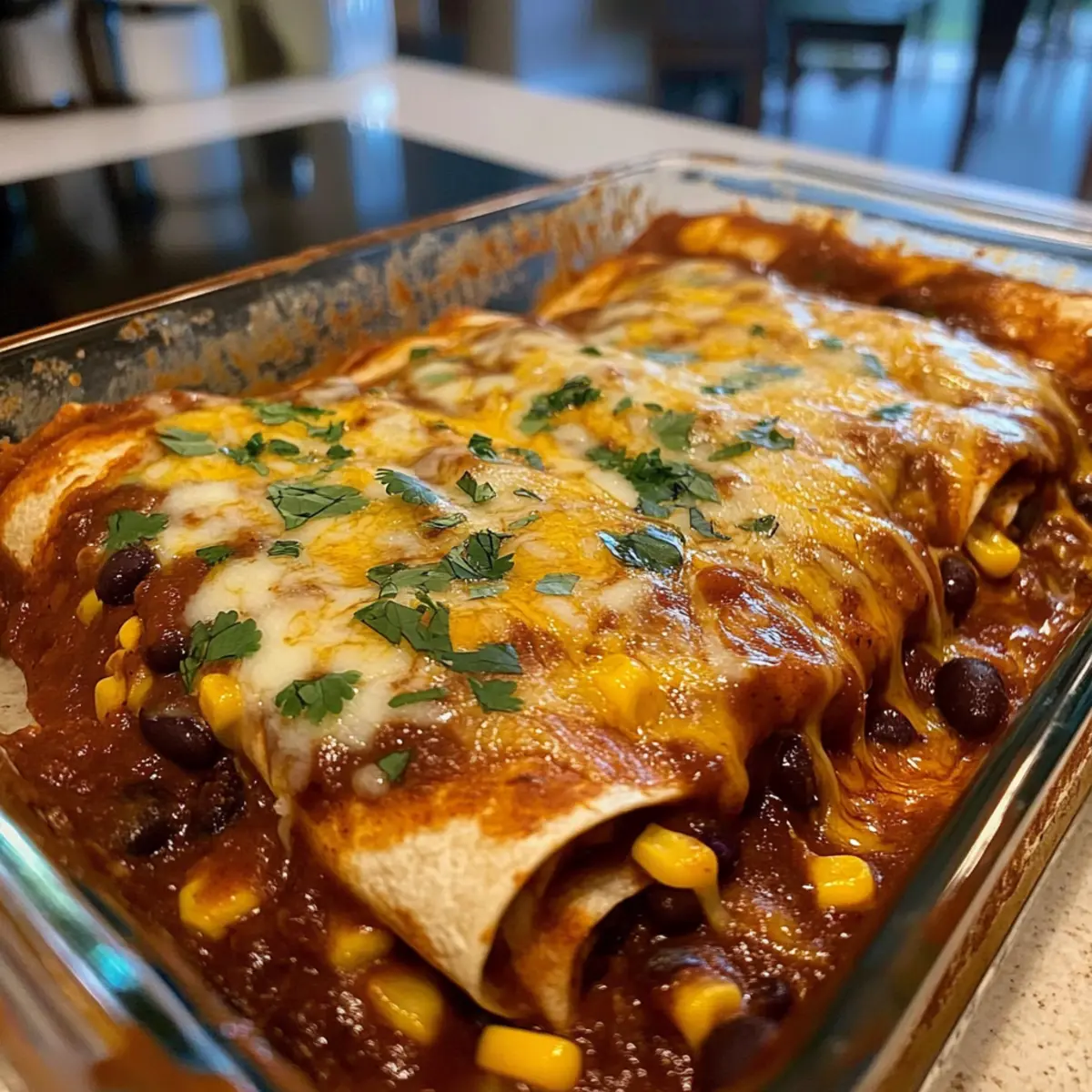 Vegetarian Black Bean Enchiladas