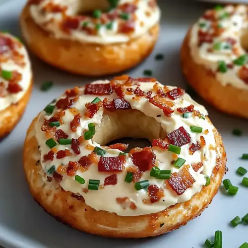 Bacon Cream Cheese Bagels