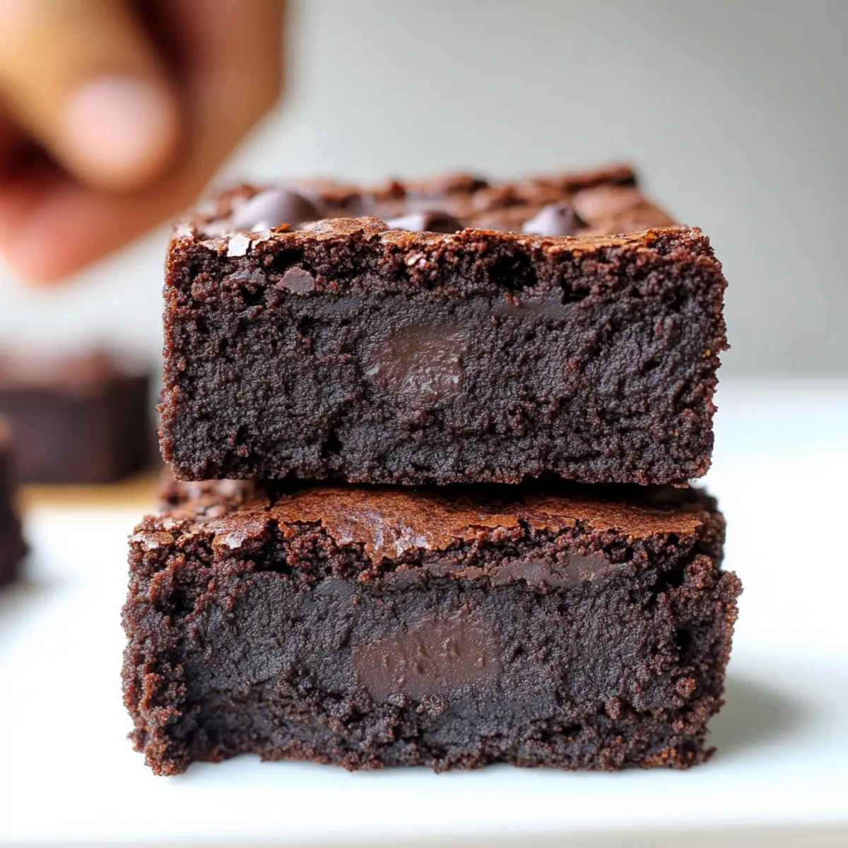 Healthy Vegan Sweet Potato Brownies