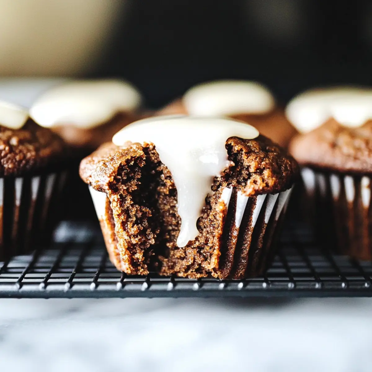 SunButter Gingerbread Muffins