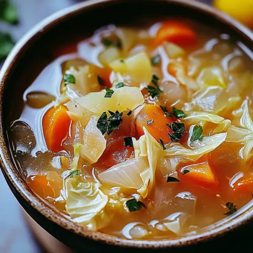 Cabbage Fat-burning Soup