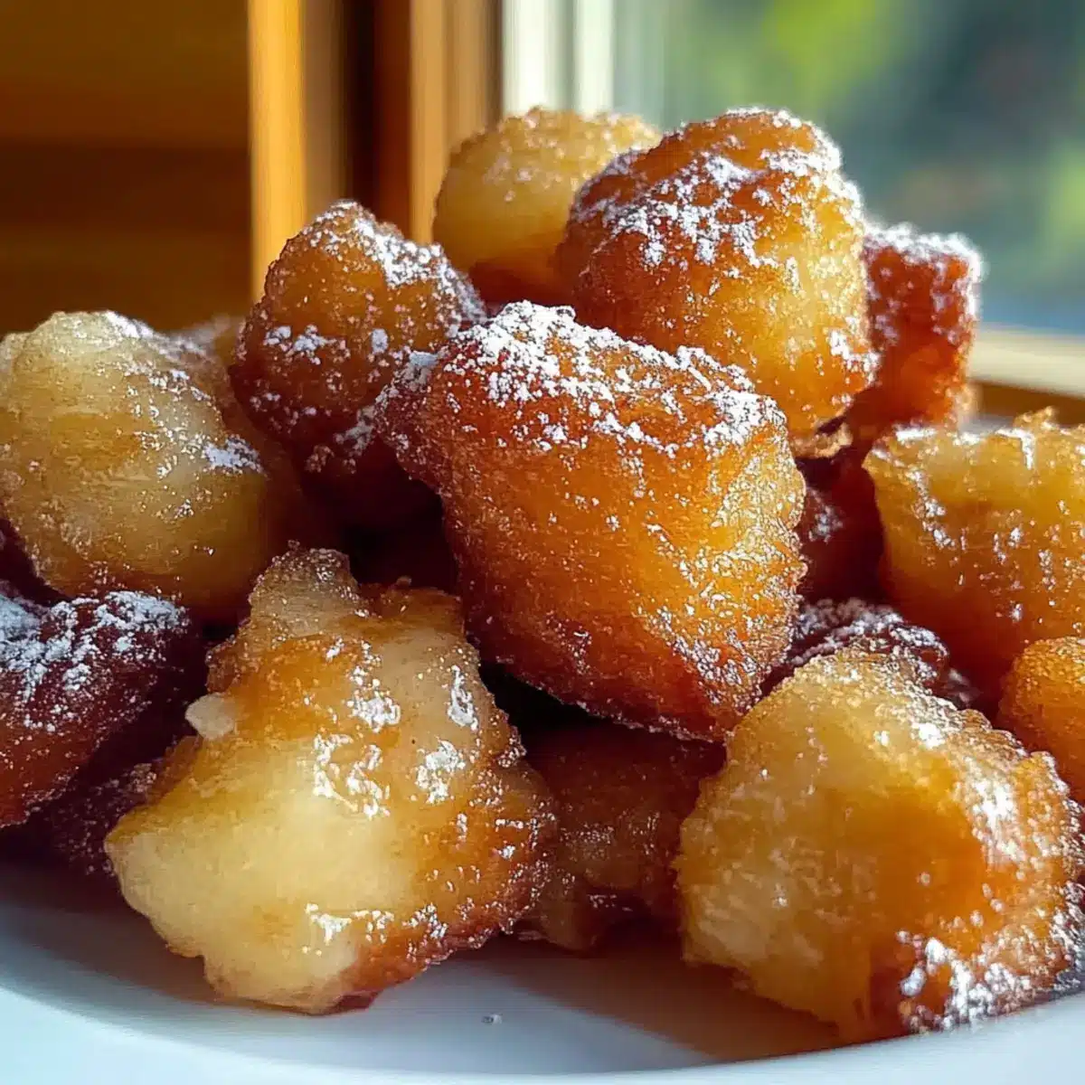 Air Fryer Apple Fritter Chunks