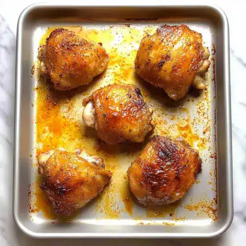 Crispy Baked Chicken Thighs