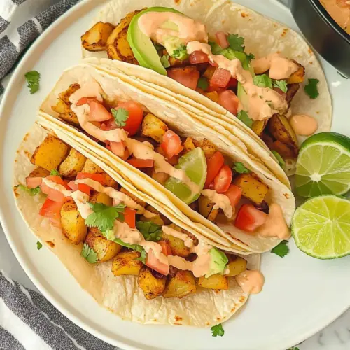 Spicy Potato Tacos