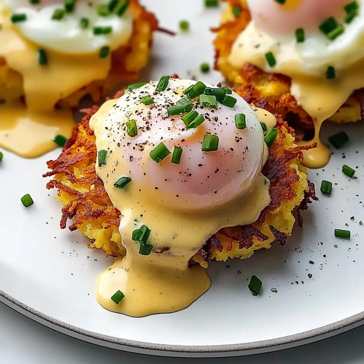 Easy Latke Eggs Benedict