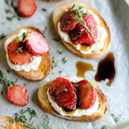 Roasted Strawberry Whipped Ricotta Toast Recipe