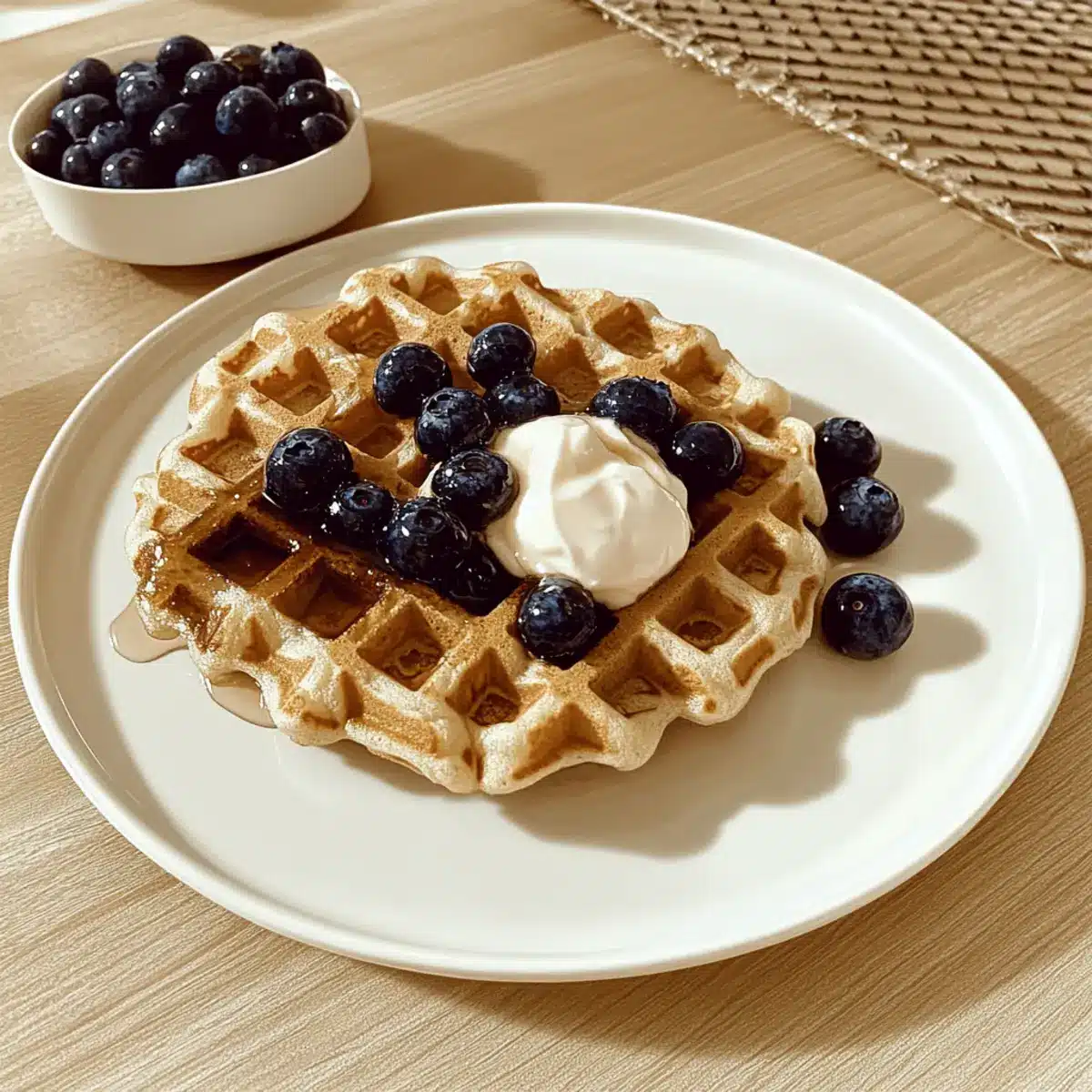 Blueberry Banana Waffles