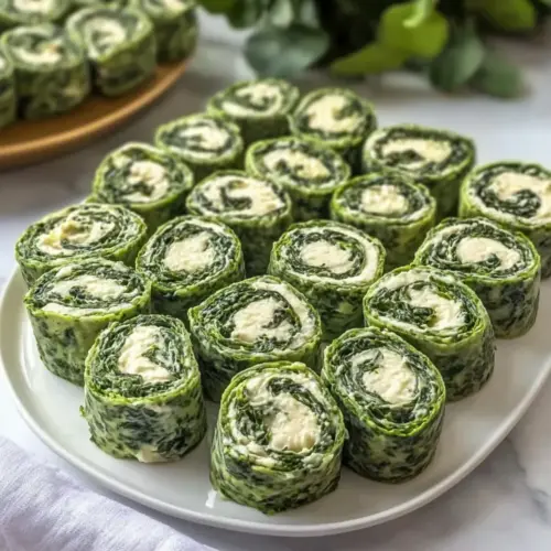 Easy Spinach Dip Pinwheels