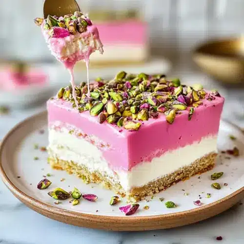 Pistachio Rose Milk Cake
