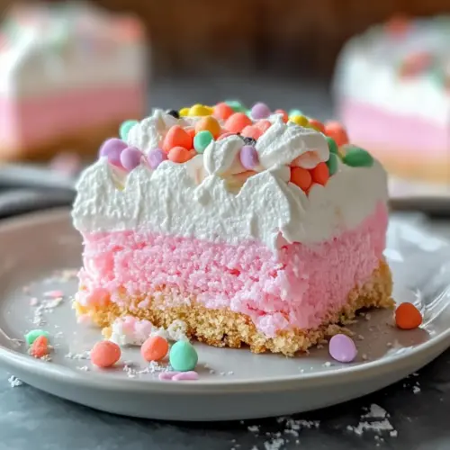Bubblegum Cloud Slice Dessert