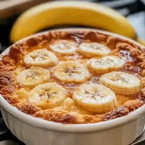 The Best Southern Banana Cobbler Dessert