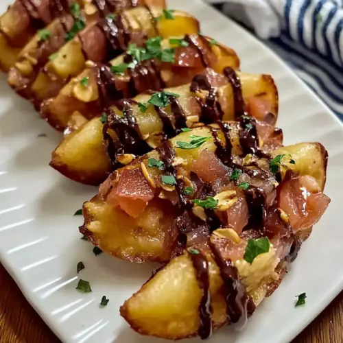 Grilled Apples with Prosciutto and Honey