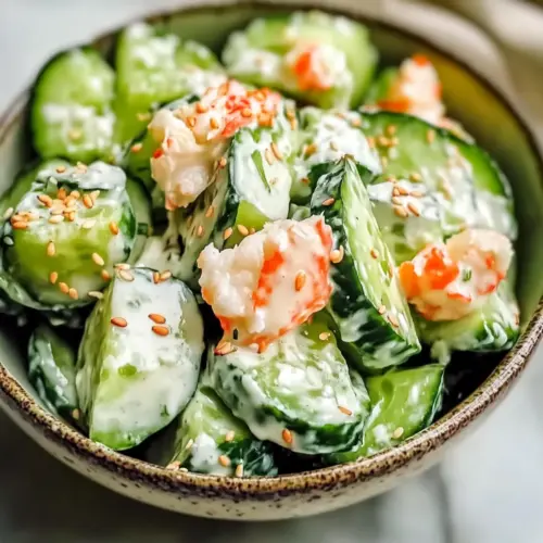 California Roll Cucumber Salad