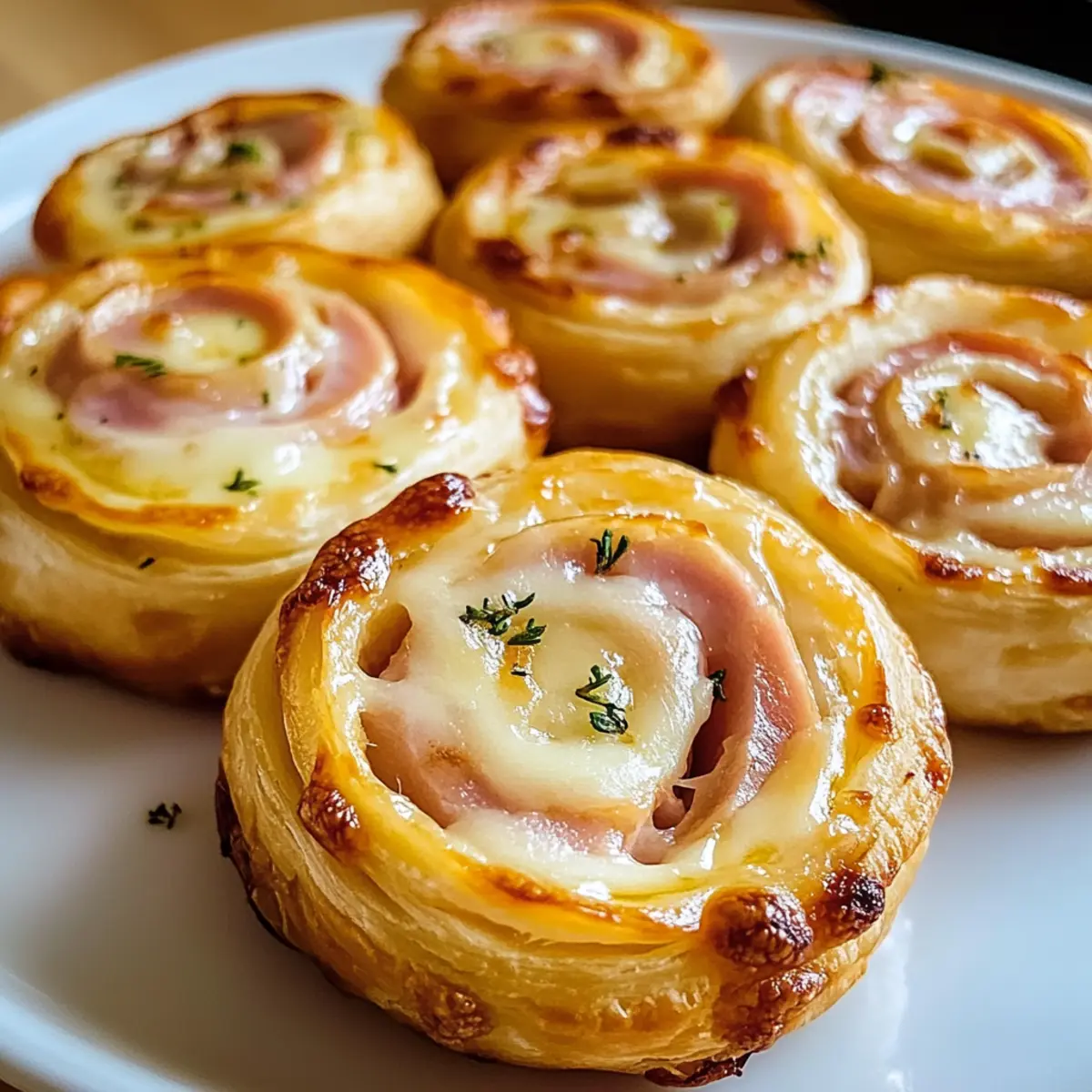 Ham and Cheese Pinwheels