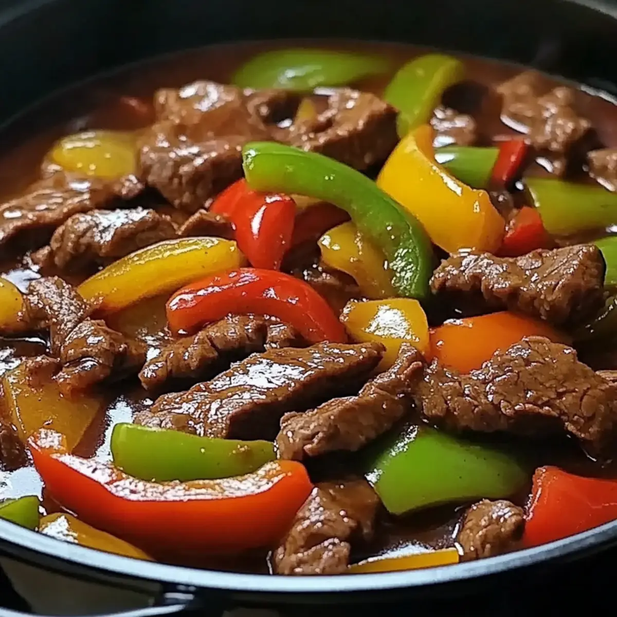 PEPPER STEAK IN A CROCK POT