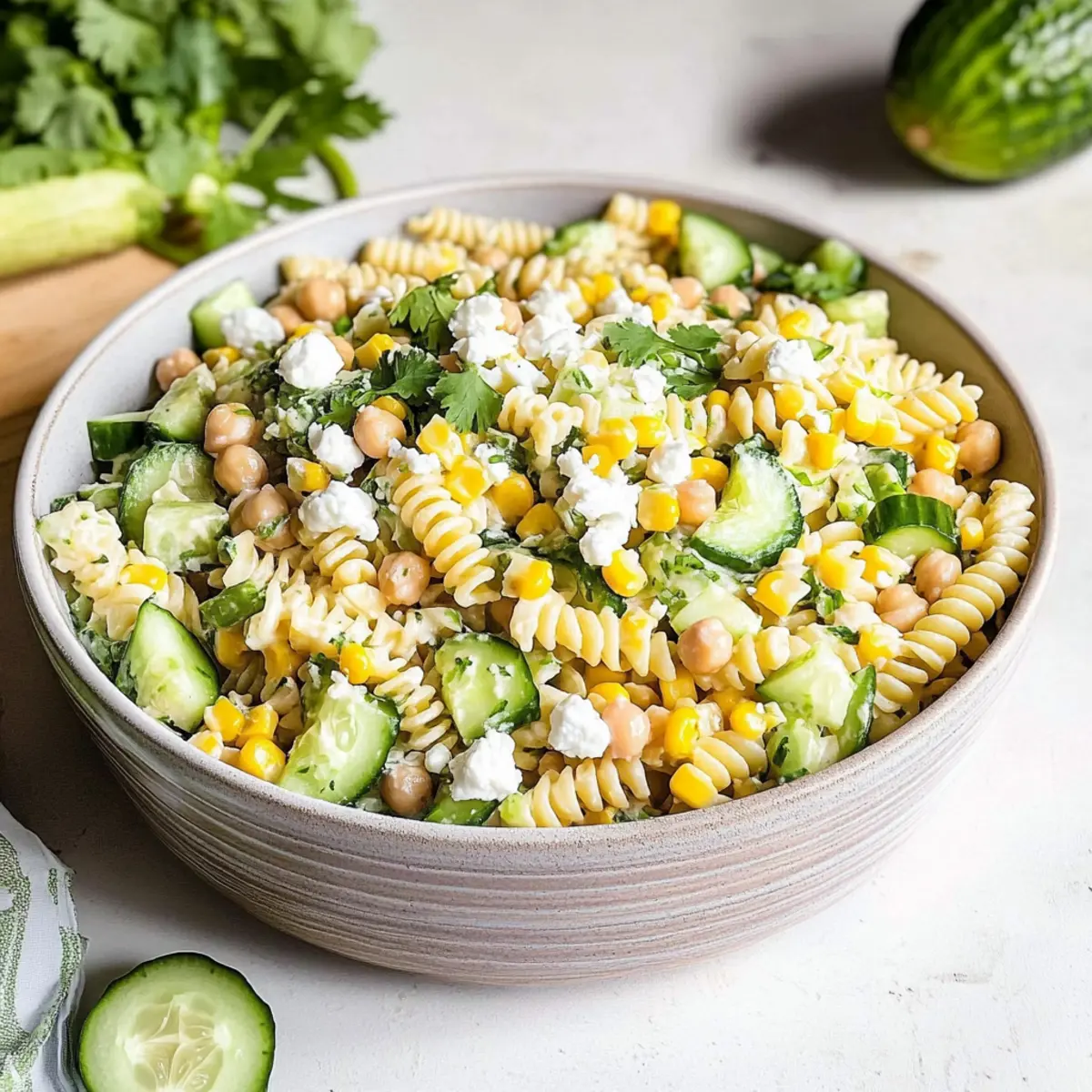 Cilantro Lime Pasta Salad