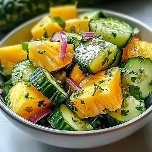 Pineapple Cucumber Salad