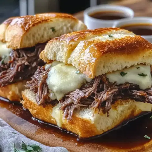 Slow Cooker French Dip Sandwiches