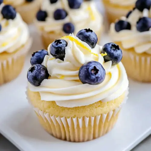 Lemon Blueberry Cupcakes
