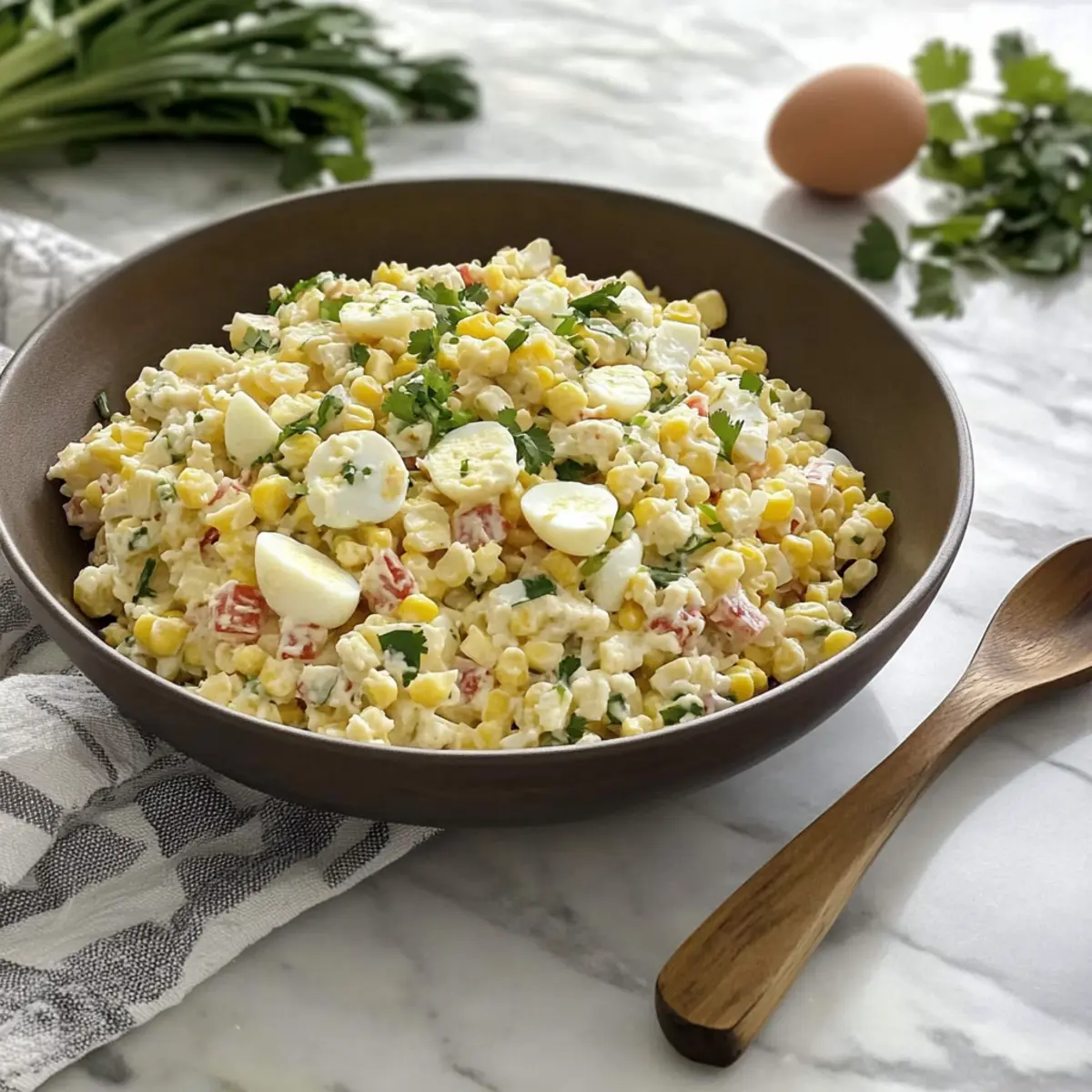 Mexican Street Corn Egg Salad