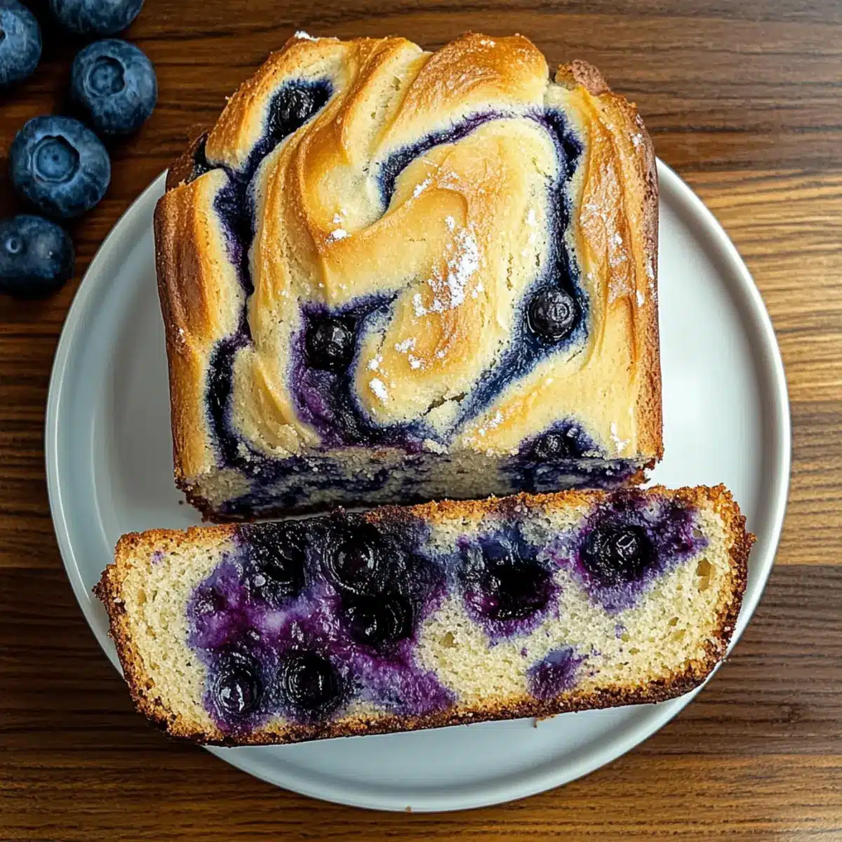 Blueberry Cream Cheese Bread