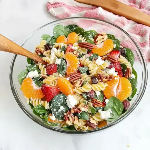 Strawberry Fields Pasta Salad