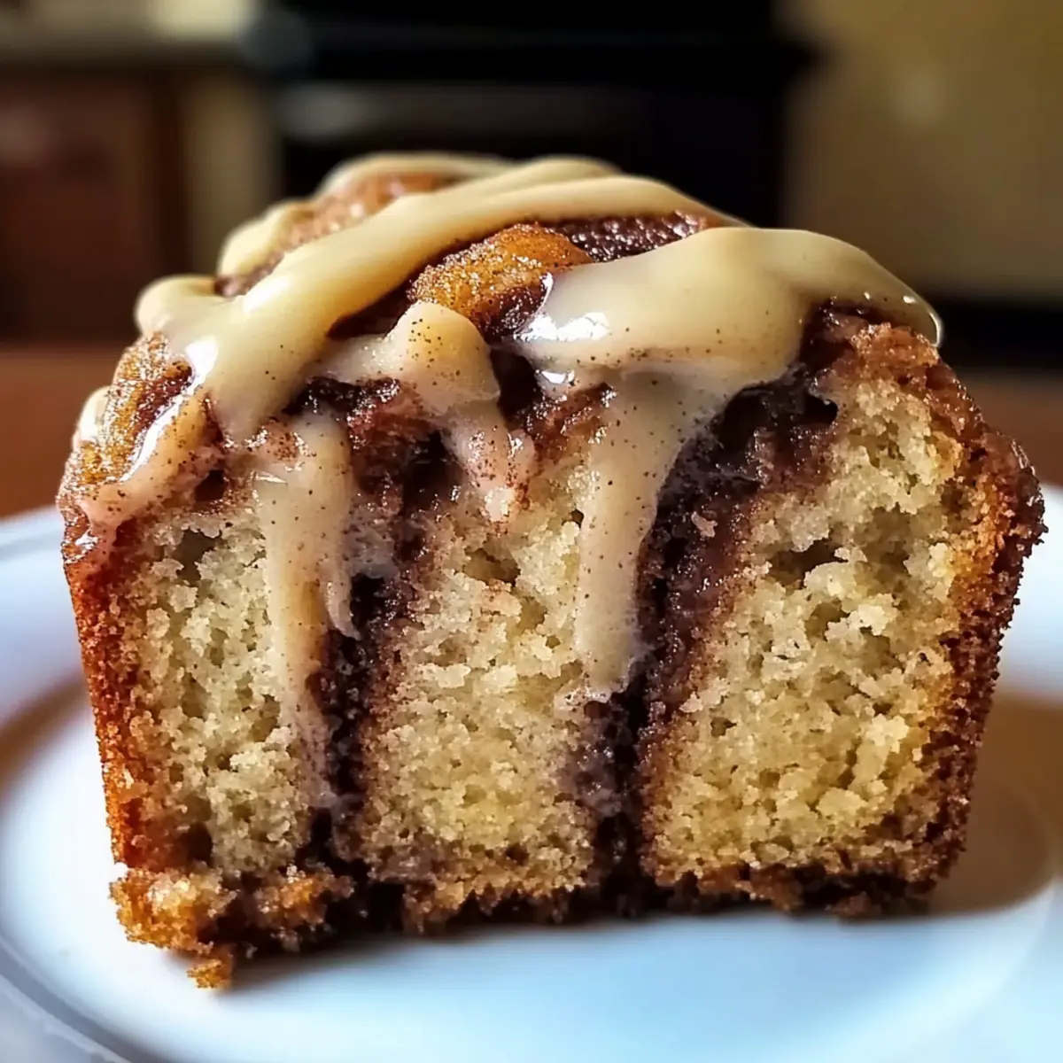 Cinnamon Roll Banana Bread